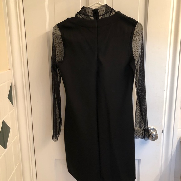Zara black sexy mesh dress - Picture 2 of 3